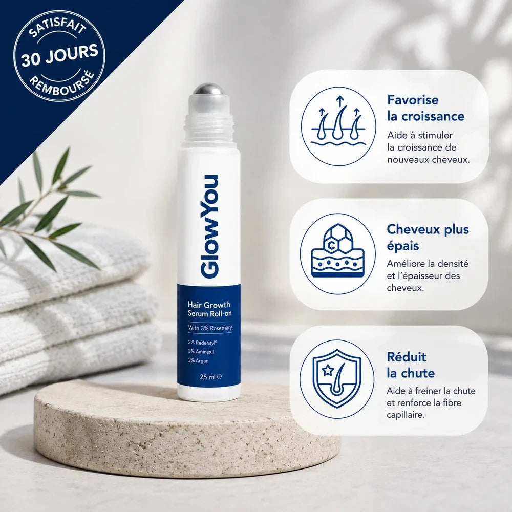 GlowYou - Sérum repousse pour homme &amp; femme