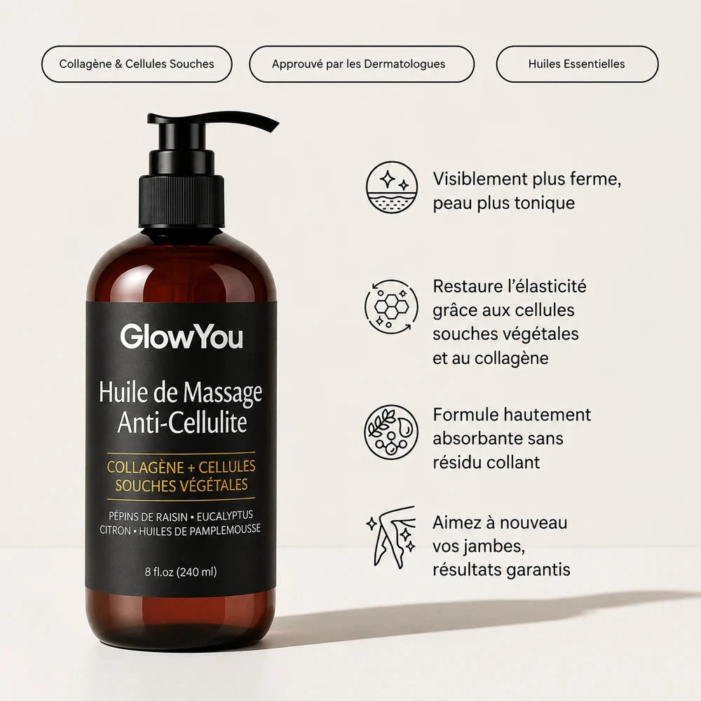 GlowYou Huile De Massage Anti-Cellulite